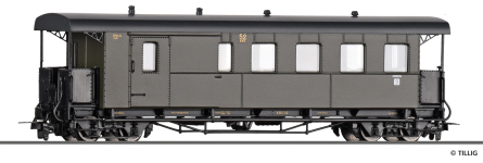 TILLIG 13966 - H0m - Personenwagen mit Gepäckabteil CPw4i, NWE, Ep. II